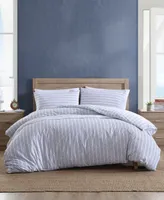 Nautica Beaux Stripe Cotton Reversible Duvet Cover