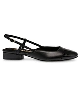 Anne Klein Women's Caigan Cap Toe Slingback Flats