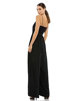 Women's Ieena Ruched Sleeveless Tie Jumpsuit