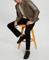 Guess Men's Leather Biker Jacket