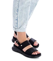 Women's Flat Suede Sandals By Xti