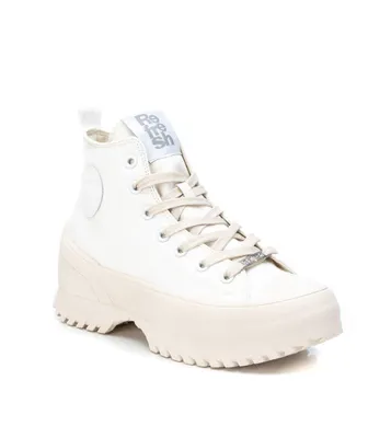 Xti Women's Canvas Platform High-Top Sneakers By