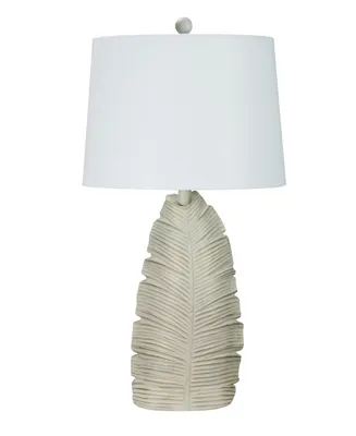 28.5" Casual Resin Table Lamp with Designer Shade