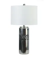 28" Ceramic Table Lamp with Designer Shade
