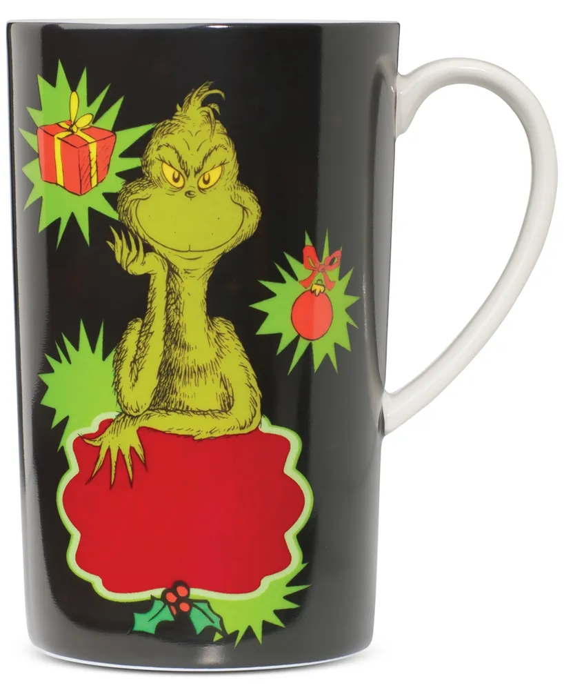 Hot Topic Dr. Seuss How The Grinch Stole Christmas Naughty & Nice Mug