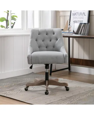 Simplie Fun Swivel Shell Chair For Living Room/Modern Leisure Office Chair