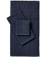 Lauren Ralph Sanders Cable Bath Towel, 30" x 56"
