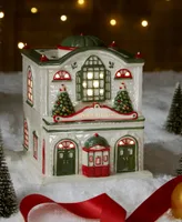 Spode Christmas Tree Village Led Lighted Figural Theatre