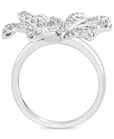 Effy Diamond Baguette & Round Flower Statement Ring (1-7/8 ct. t.w.) in 14k White Gold