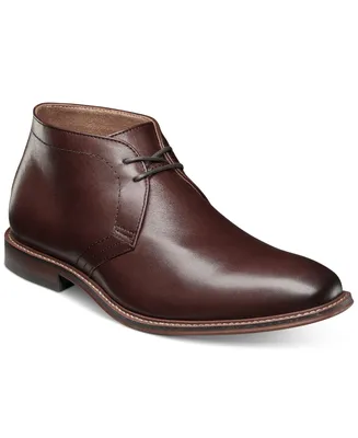 Stacy Adams Men's Martindale Leather Plain Toe Chukka Boots