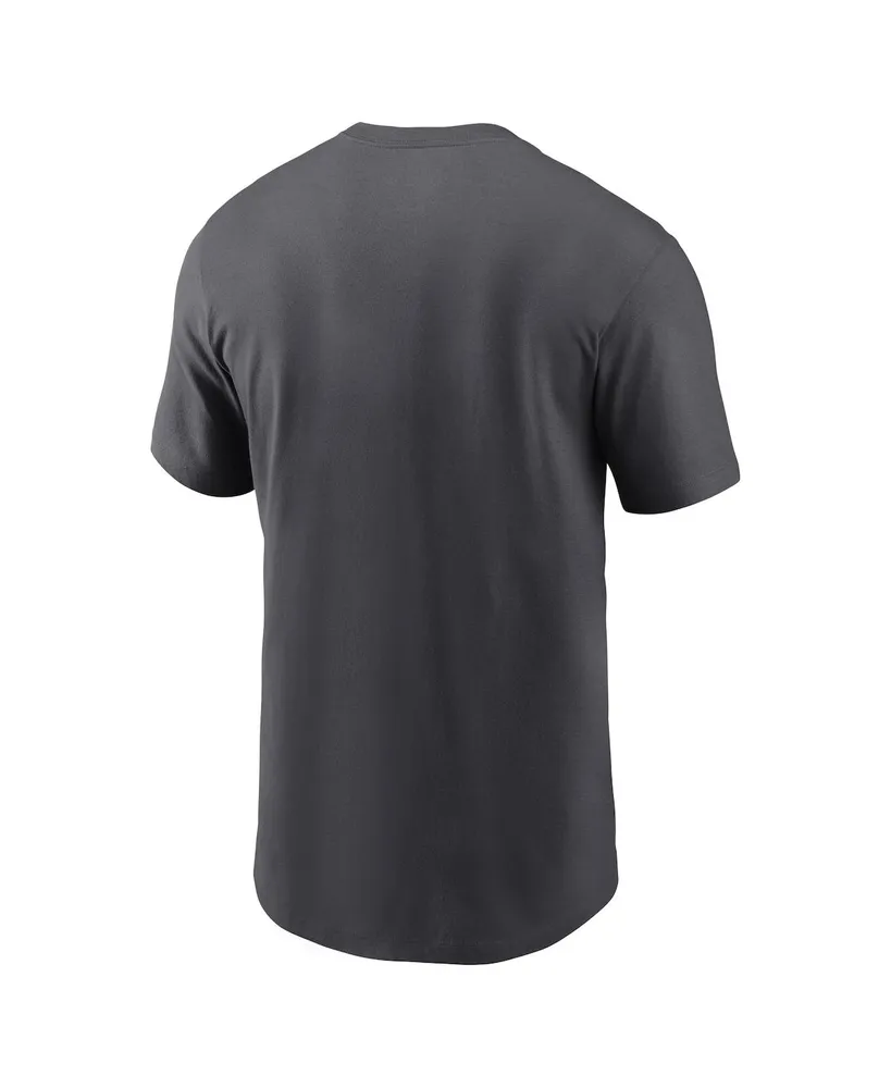 Men's Nike Anthracite Chicago Bears Logo Essential T-shirt