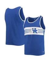 Men's Champion Royal Kentucky Wildcats Color Block Tank Top