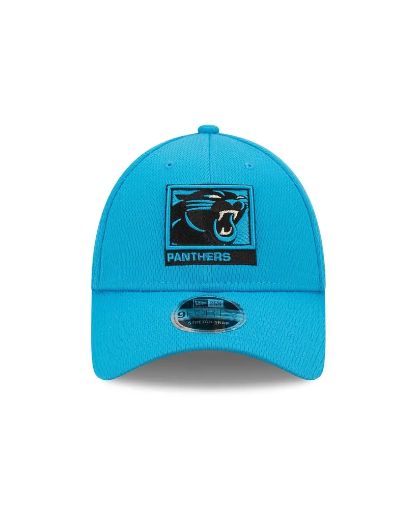 Men's New Era Blue Carolina Panthers Framed Af 9FORTY Snapback Hat