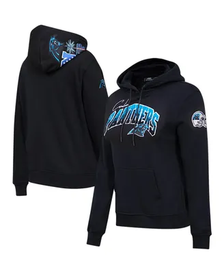 Women's Pro Standard Black Carolina Panthers Local Patch Pullover Hoodie