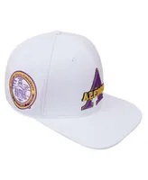 Men's Pro Standard White Alcorn State Braves Primary Logo Evergreen Wool Snapback Hat