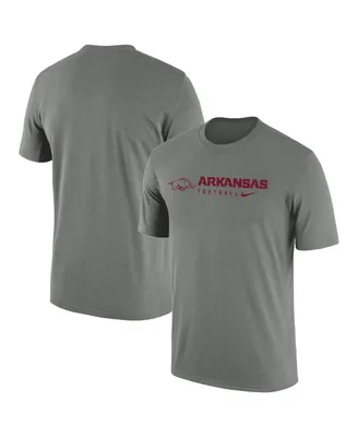 Men's Nike Heather Gray Arkansas Razorbacks Team Legend Performance T-shirt