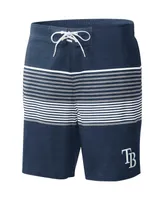 Men's G-iii Sports by Carl Banks Navy Tampa Bay Rays Coastline Volley Swim Shorts