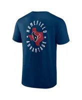 Men's Fanatics Navy Houston Texans Home Field Advantage T-shirt