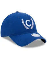 Women's New Era Royal Chicago Cubs Leaves 9TWENTY Adjustable Hat