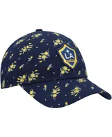 Big Girls New Era Navy La Galaxy Bloom 9TWENTY Adjustable Hat