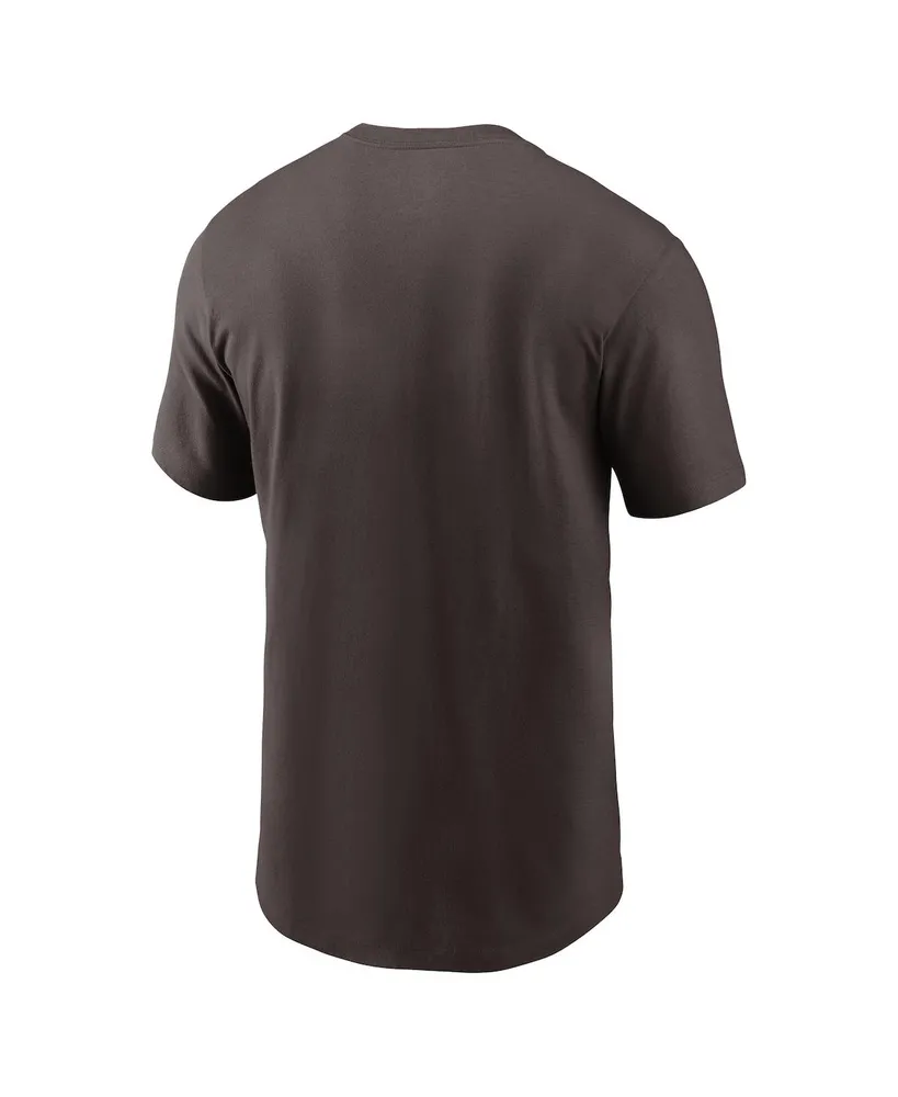 Men's Nike Brown Cleveland Browns Division Essential T-shirt