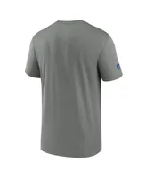 Men's Nike Heather Gray Buffalo Bills Sideline Legend Performance T-shirt