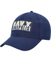 Men's Colosseum Navy Navy Midshipmen Positraction Snapback Hat