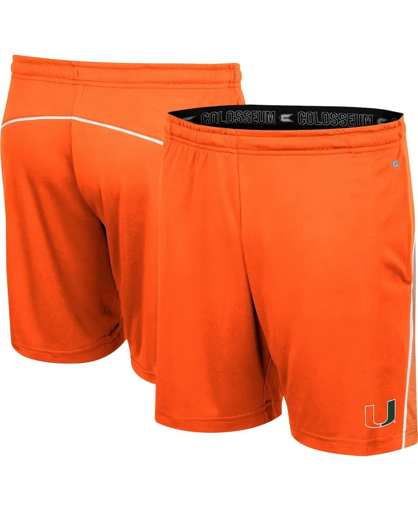 Men's Colosseum Orange Miami Hurricanes Laws of Physics Shorts