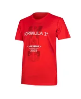 Men's and Women's Red Formula 1 Las Vegas Grand Prix Race Ready T-shirt