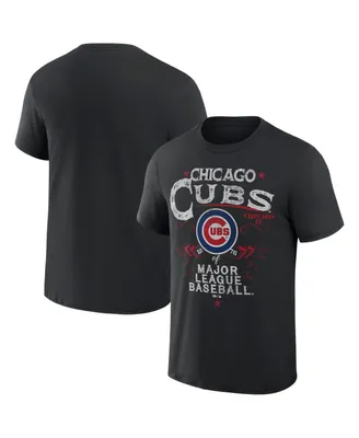 Men's Darius Rucker Collection by Fanatics Black Chicago Cubs Beach Splatter T-shirt