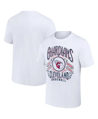Men's Darius Rucker Collection by Fanatics White Cleveland Guardians Distressed Rock T-shirt