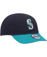 Infant Boys and Girls New Era Navy Seattle Mariners Team Color My First 9TWENTY Flex Hat