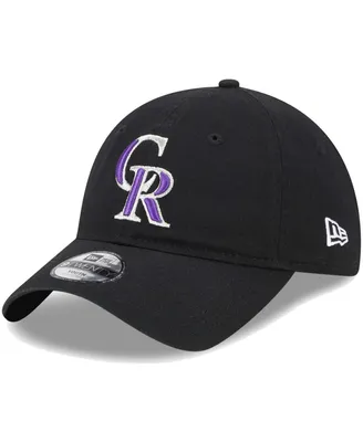 Little Boys and Girls New Era Black Colorado Rockies Team 9TWENTY Adjustable Hat