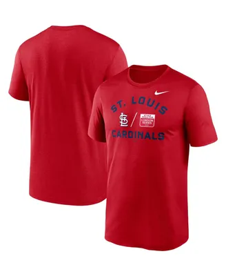St. Louis Cardinals Nike Wordmark Legend Performance T-Shirt - Gray
