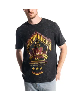 Men's and Women's The Wild Collective Black Washington Commanders Band T-shirt