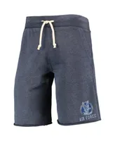 Men's Heathered Navy Alternative Apparel Air Force Falcons Victory Lounge Shorts