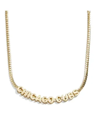 Women's Baublebar Chicago Cubs Curb Necklace - Gold