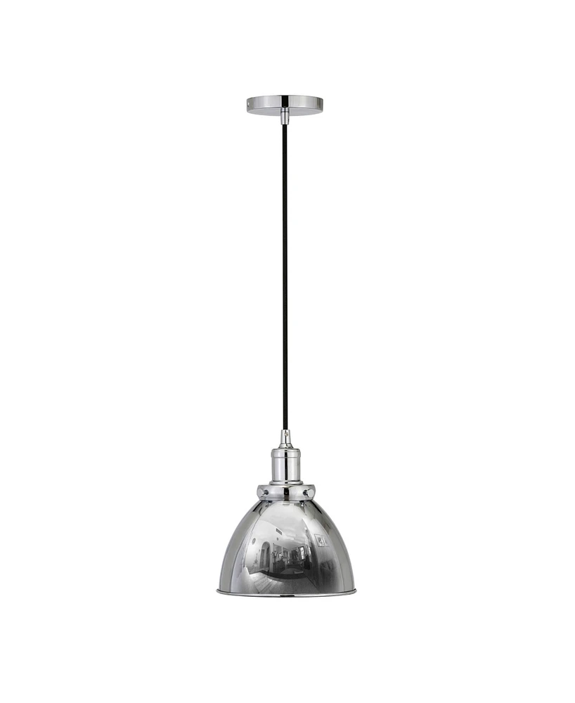 Hudson & Canal Madison 8" Metal Shade Wide Pendant