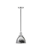 Hudson & Canal Madison 8" Metal Shade Wide Pendant