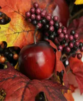 Apple and Berry Maple Leaf Twig Artificial Wreath 22"