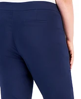 Jm Collection Plus Pull-On Cambridge Pants
