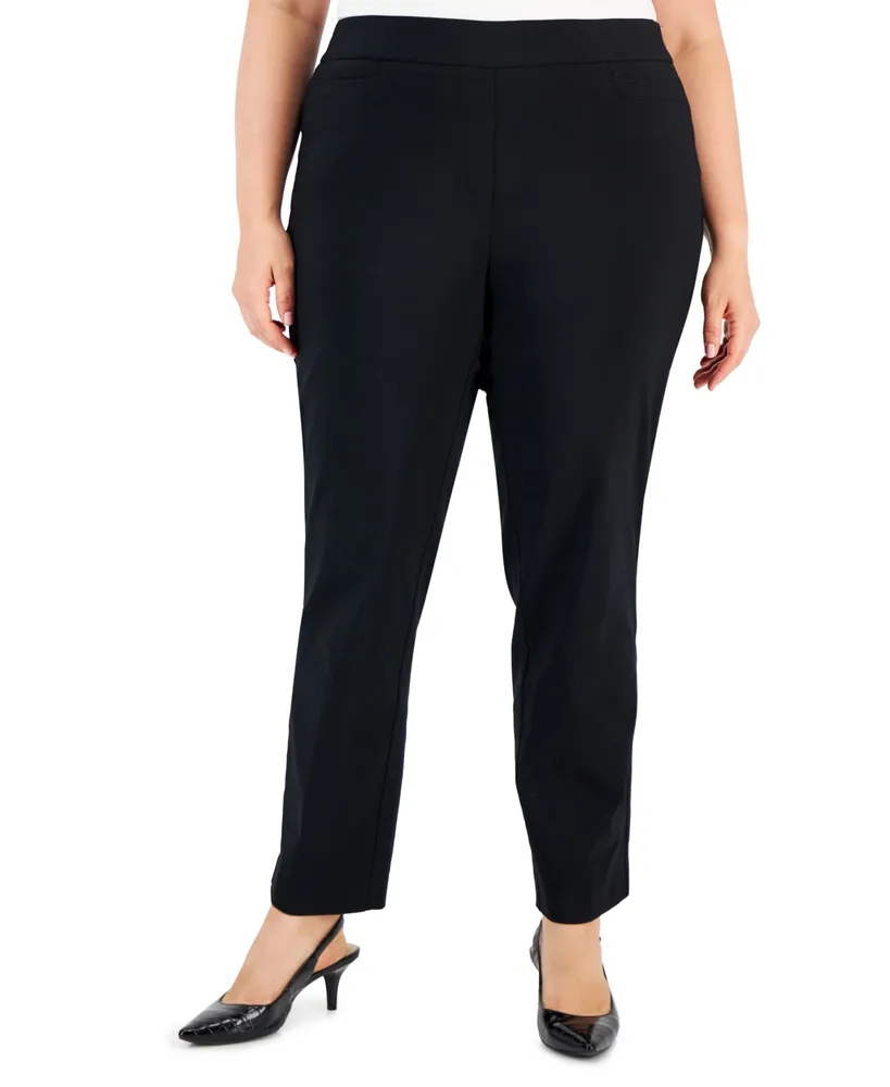 Jm Collection Petites Knit Pull-On Pants, Created for Macy's