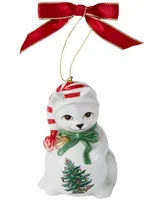 Spode Christmas Tree Playful Kitten Ornament