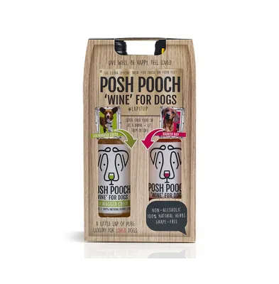 Posh Pooch Dog Wine Duo Pack