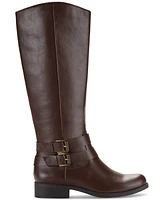 Style & Co Women's Maliaa Wide-Calf Buckled Riding Boots, Created for Macy's