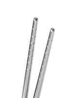 Joyce Chen 5 Pair Reusable Stainless Steel Metal Chopsticks Set