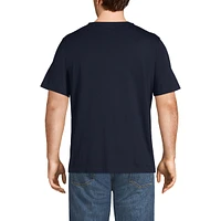 Lands' End Men's Big & Tall Short Sleeve Supima Tee