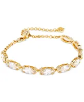 Kendra Scott Cubic Zirconia Oval Link Chain Bracelet