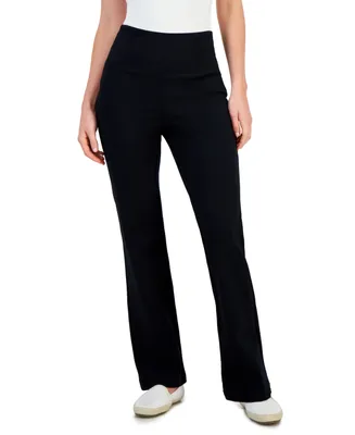 Style & Co Petite High-Rise Pull-On Bootcut Ponte Pants, Created for Macy's