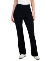 Style & Co Petite High-Rise Pull-On Bootcut Ponte Pants, Created for Macy's